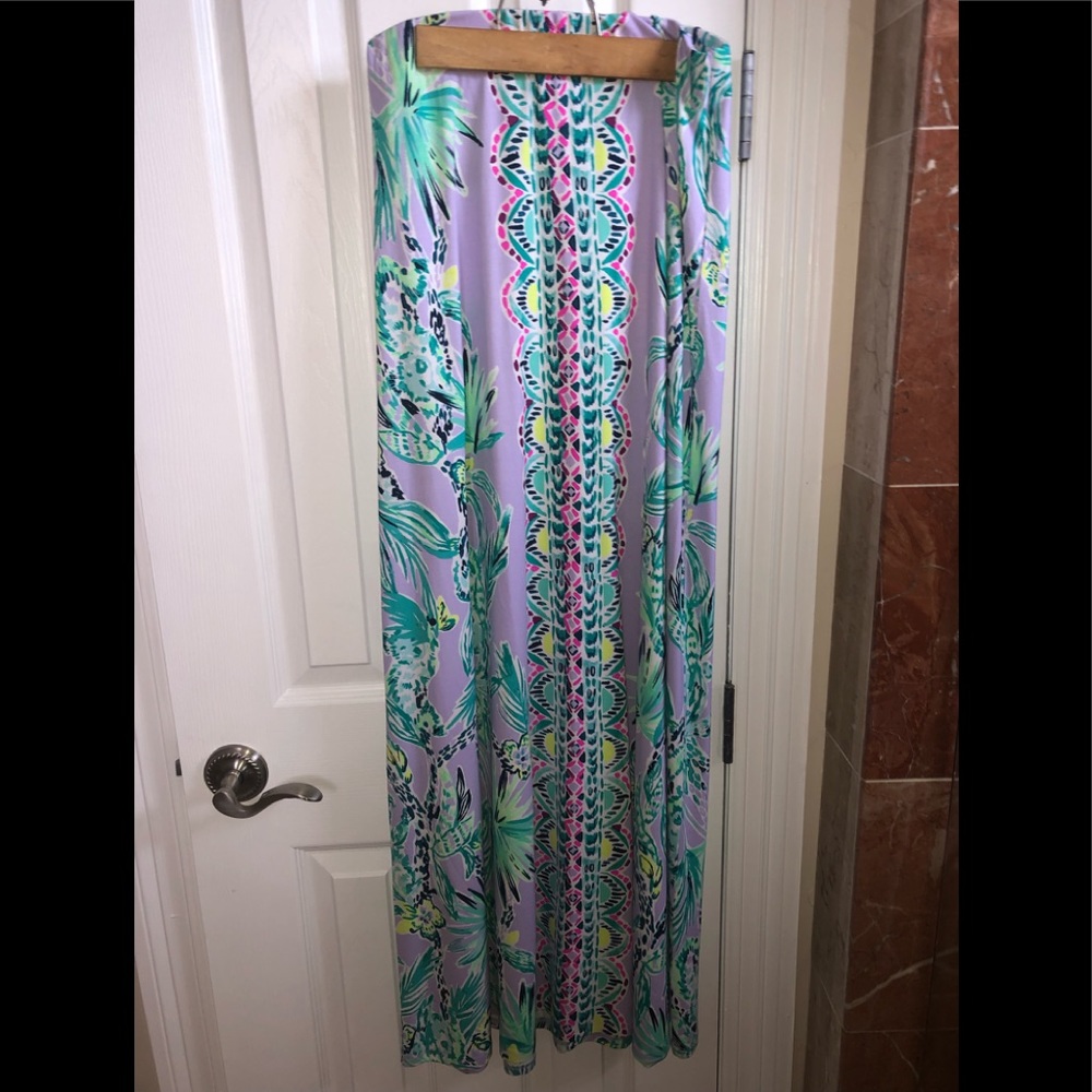 Lilly Pulitzer Lilac Verbena Its Impawsible maxi